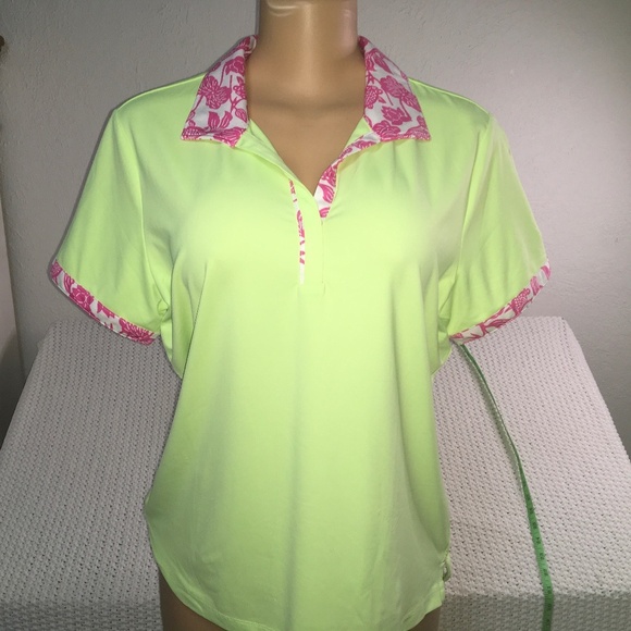 FAIRWAY & GREENE COLORFUL DRYFIT GOLF SHIRT SIZE LARGE - Picture 1 of 1